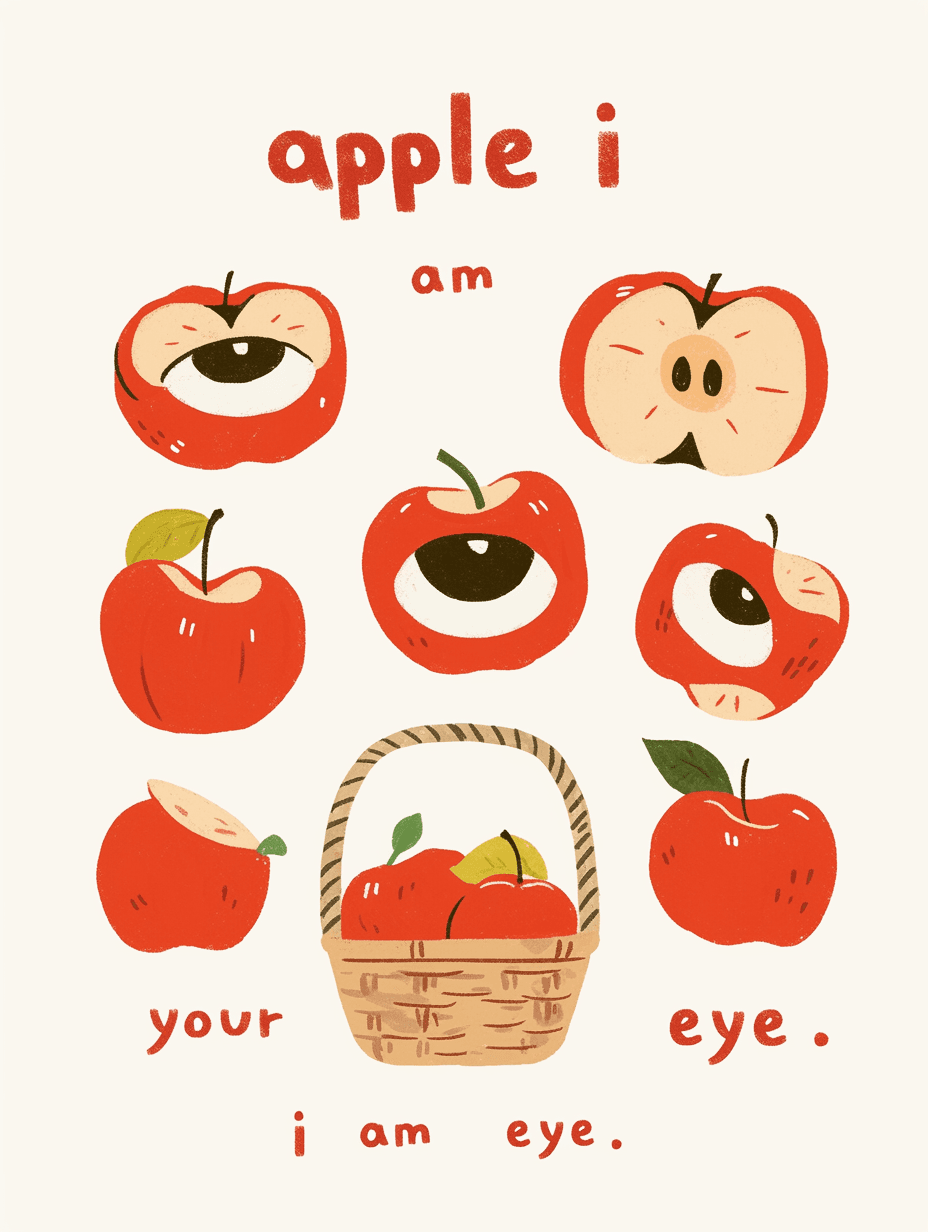 Apple Rest original repeating artwork