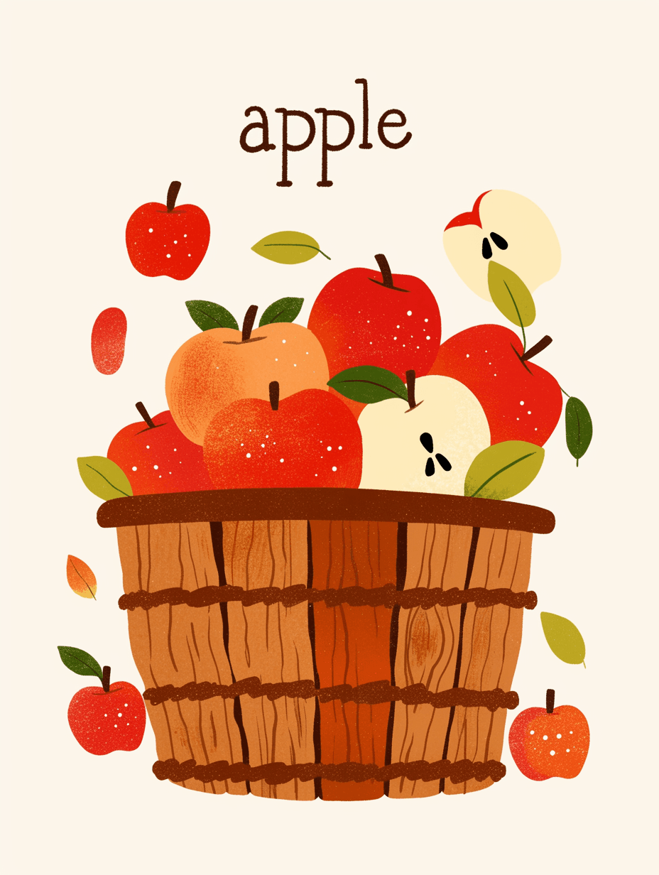 Apple Corner original repeating artwork
