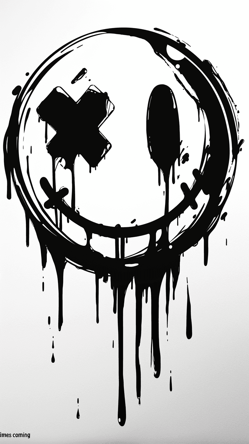 Street Smiley Rush original repeating artwork