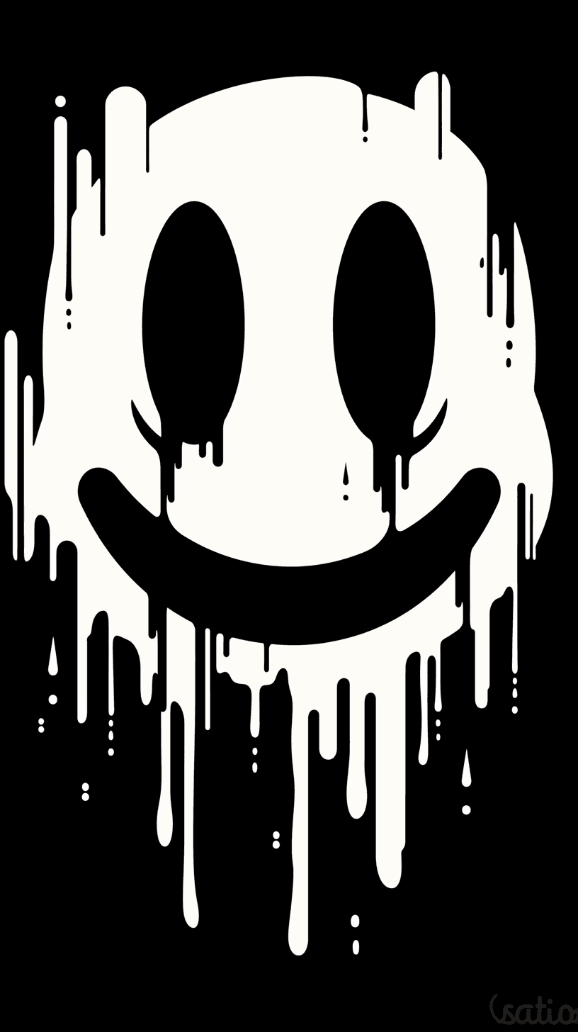 Street Smiley Wander original repeating artwork