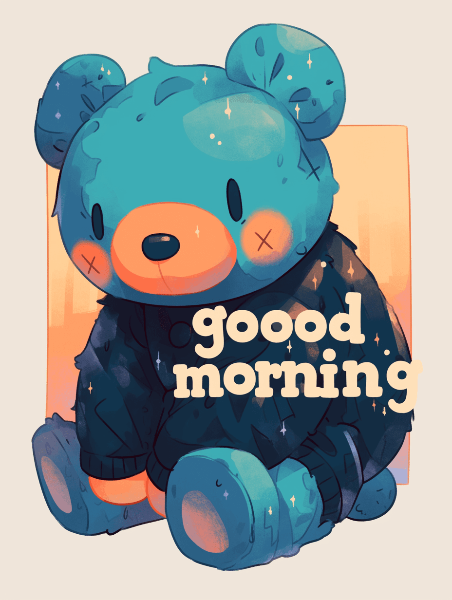 Street Bear Starlight original repeating artwork