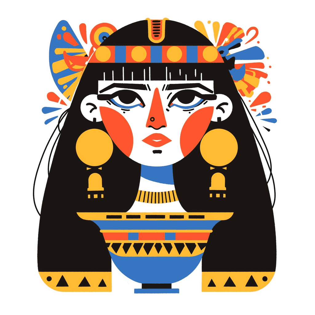 Abstract Face 268 original repeating artwork