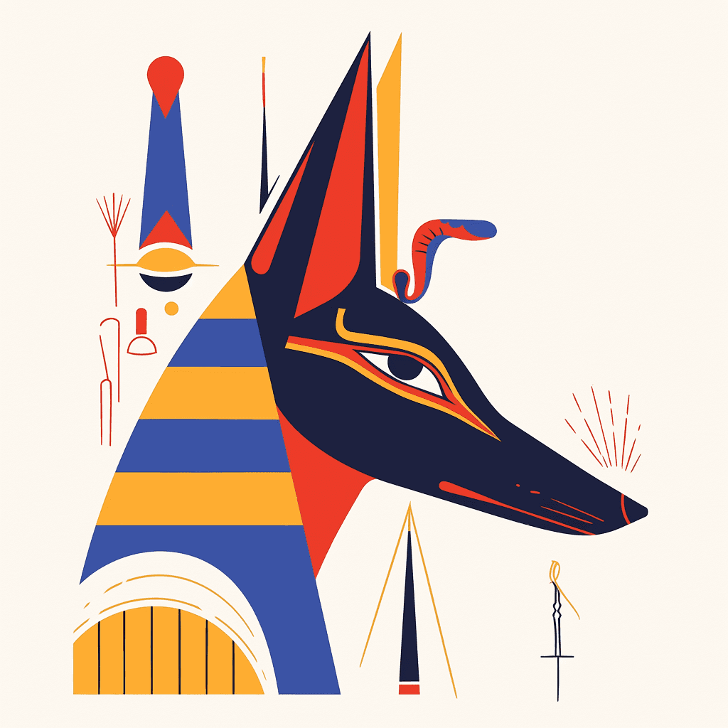 Abstract Animals Party original repeating artwork