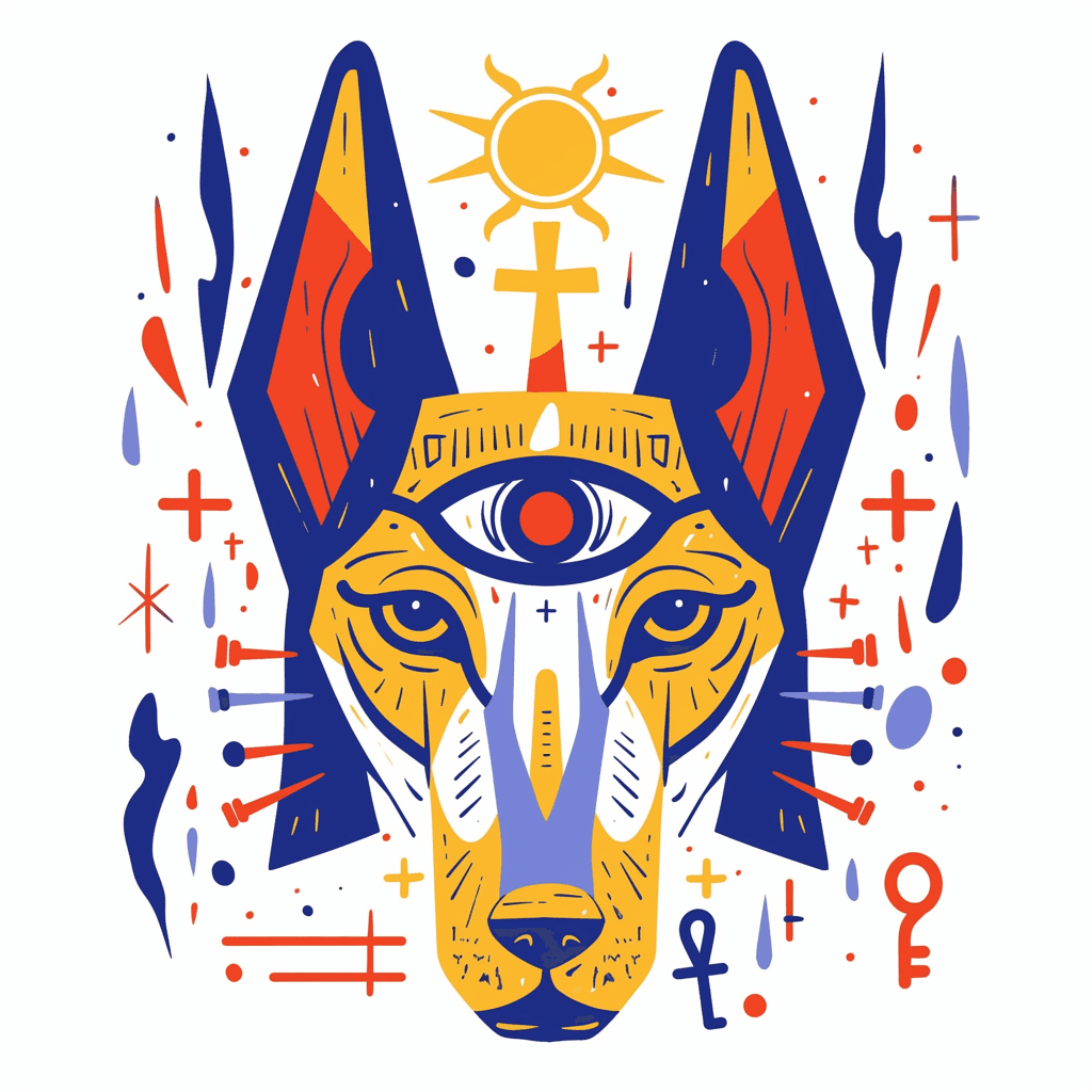 Abstract Animals Club original repeating artwork