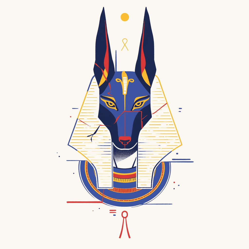 Abstract Animals Pals original repeating artwork