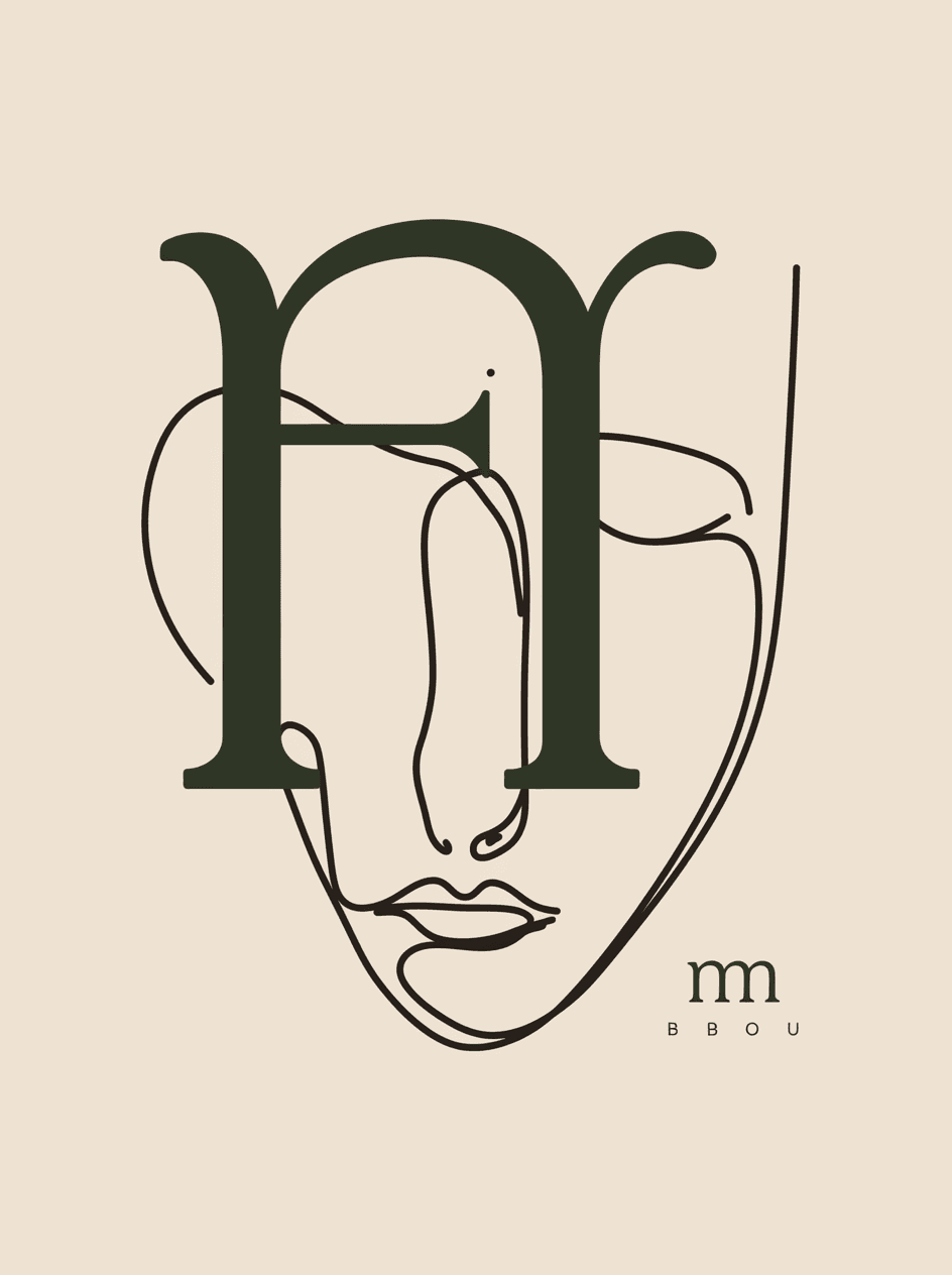 Abstract Face 184 original repeating artwork