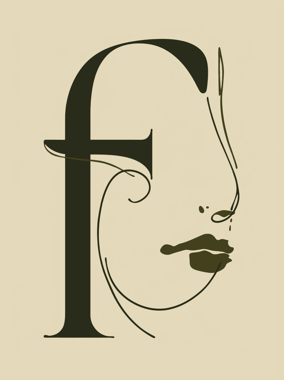 Abstract Face 190 original repeating artwork