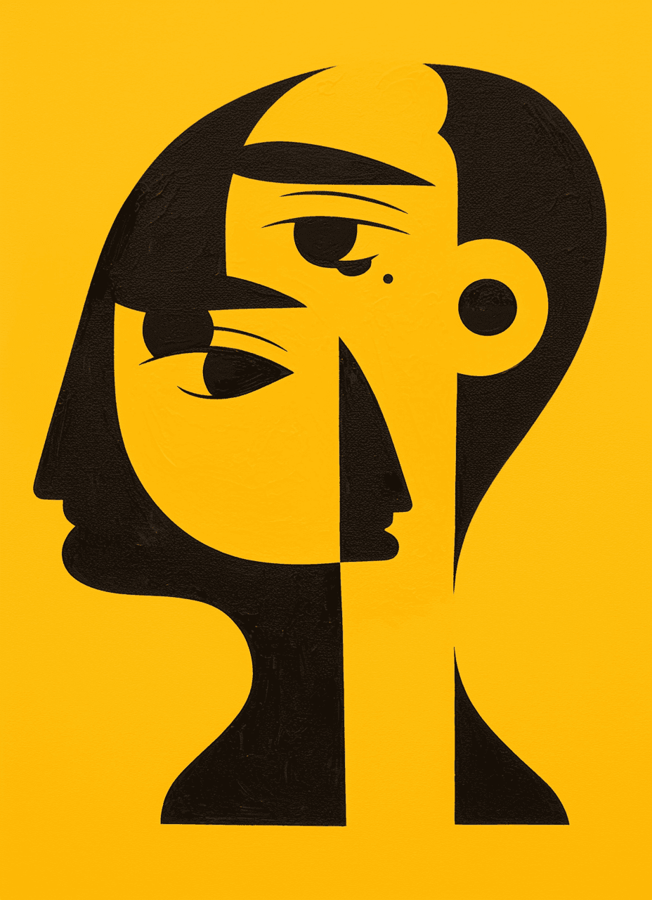 Abstract Face 213 original repeating artwork