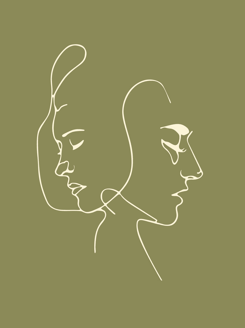 Abstract Face 495 original repeating artwork