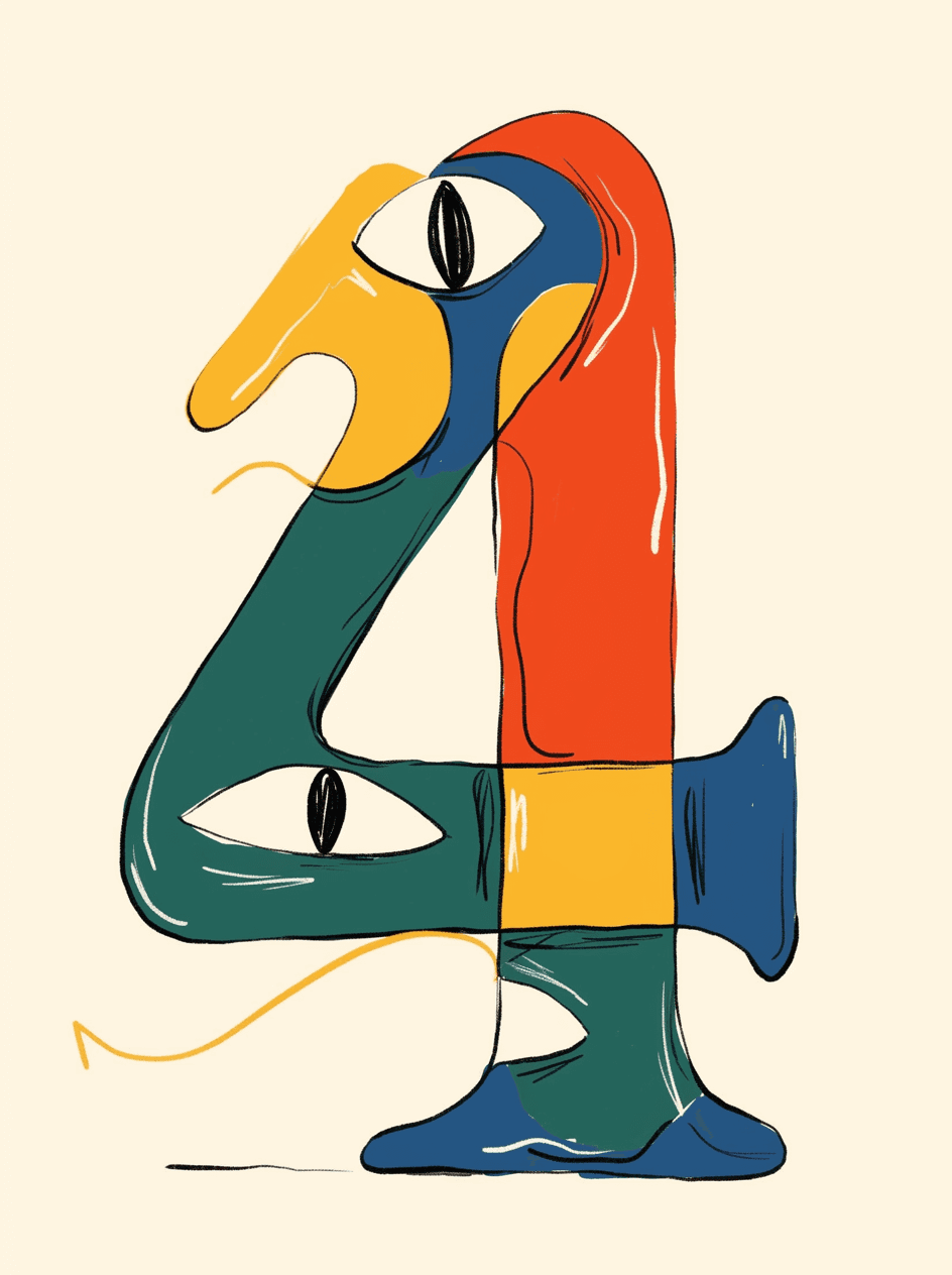 Abstract Eye Go original repeating artwork