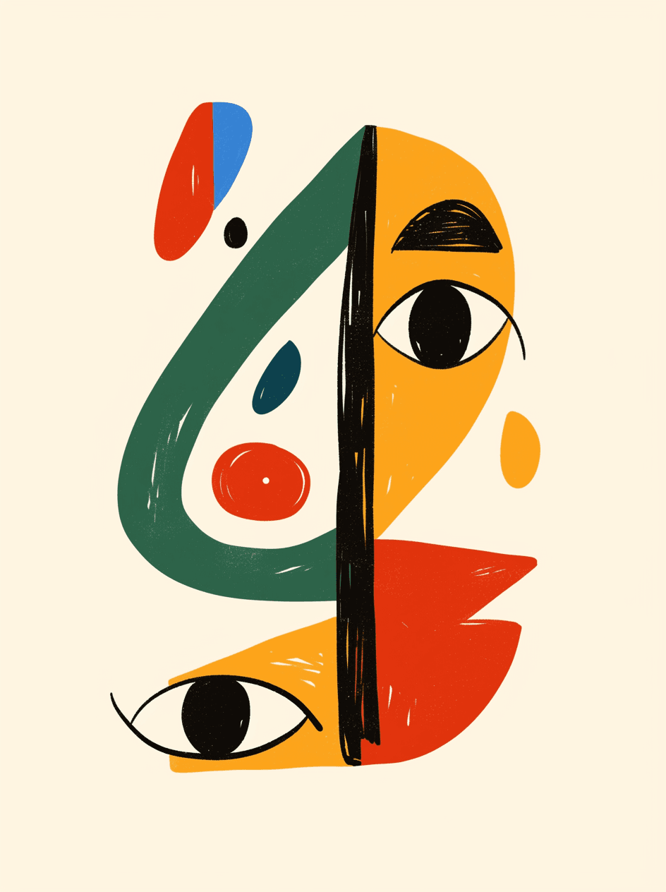 Abstract Eye Show original repeating artwork