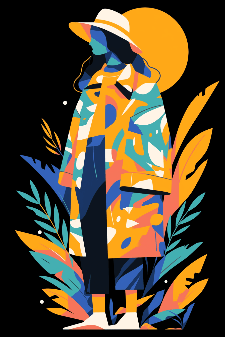 Abstract Figure 112 original repeating artwork