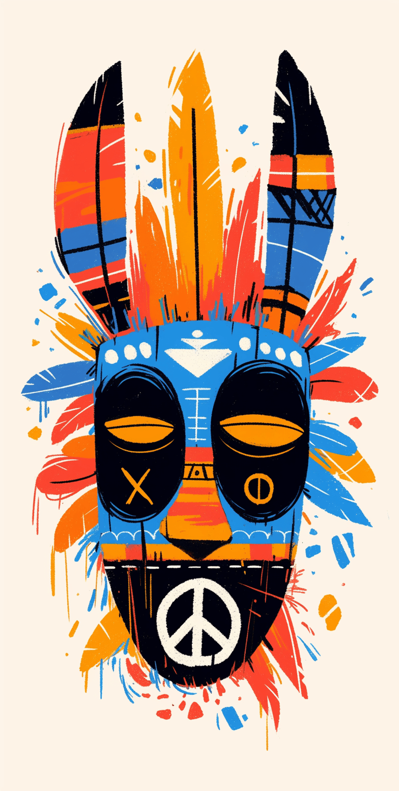 Tribal Team original repeating artwork