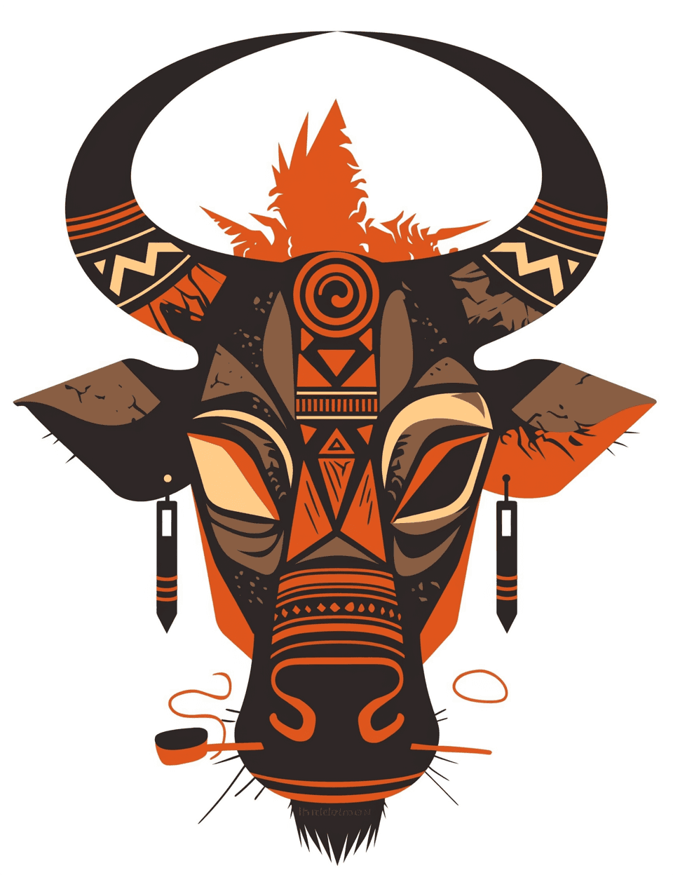 Tribal Club original repeating artwork