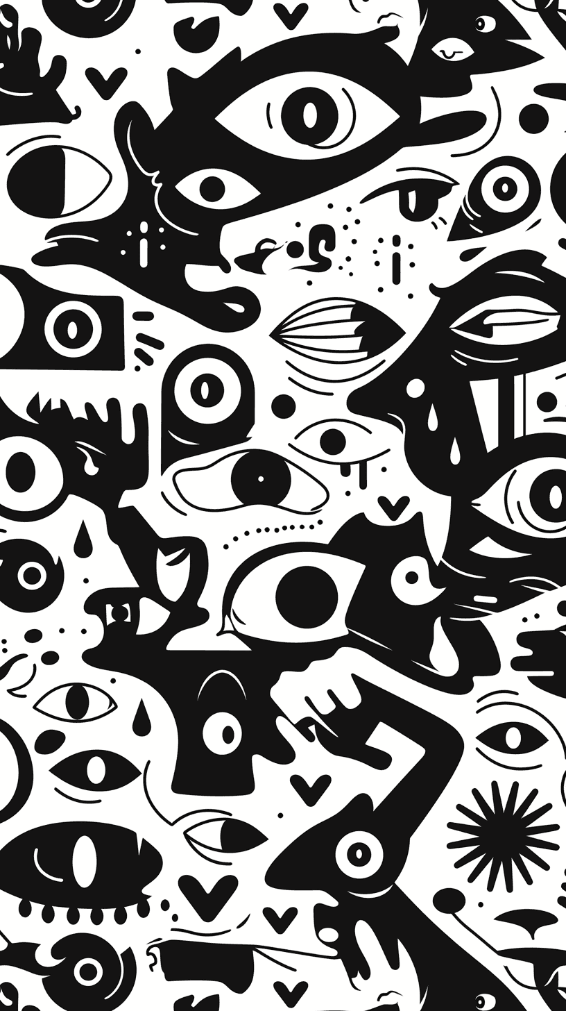 Abstract Eye Archive original repeating artwork