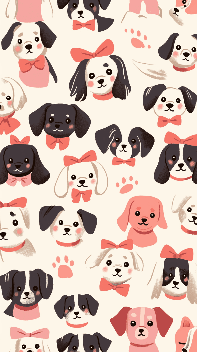 Cute Puppy 084 original repeating artwork