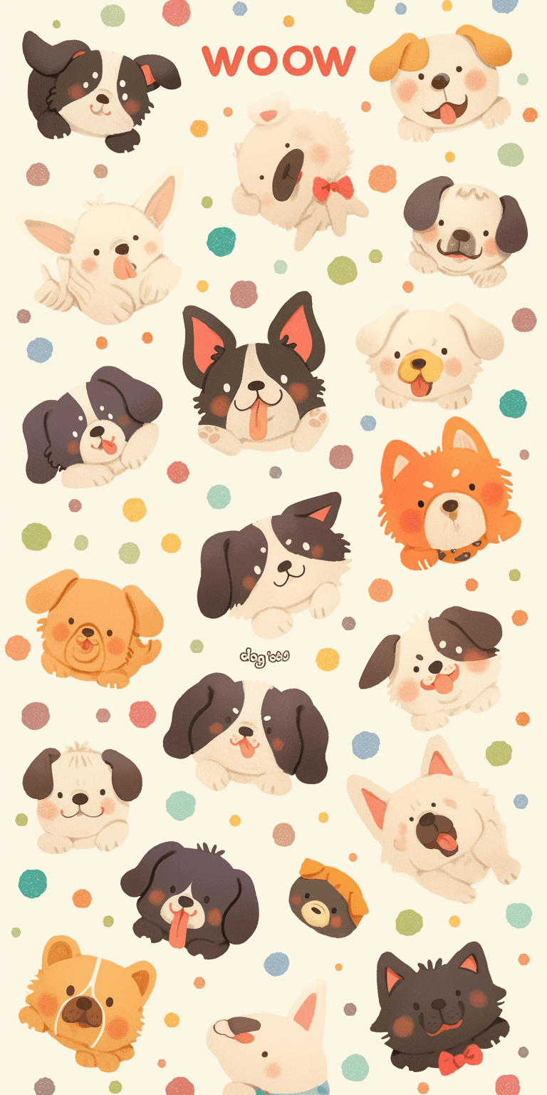 Cute Puppy 093 original repeating artwork