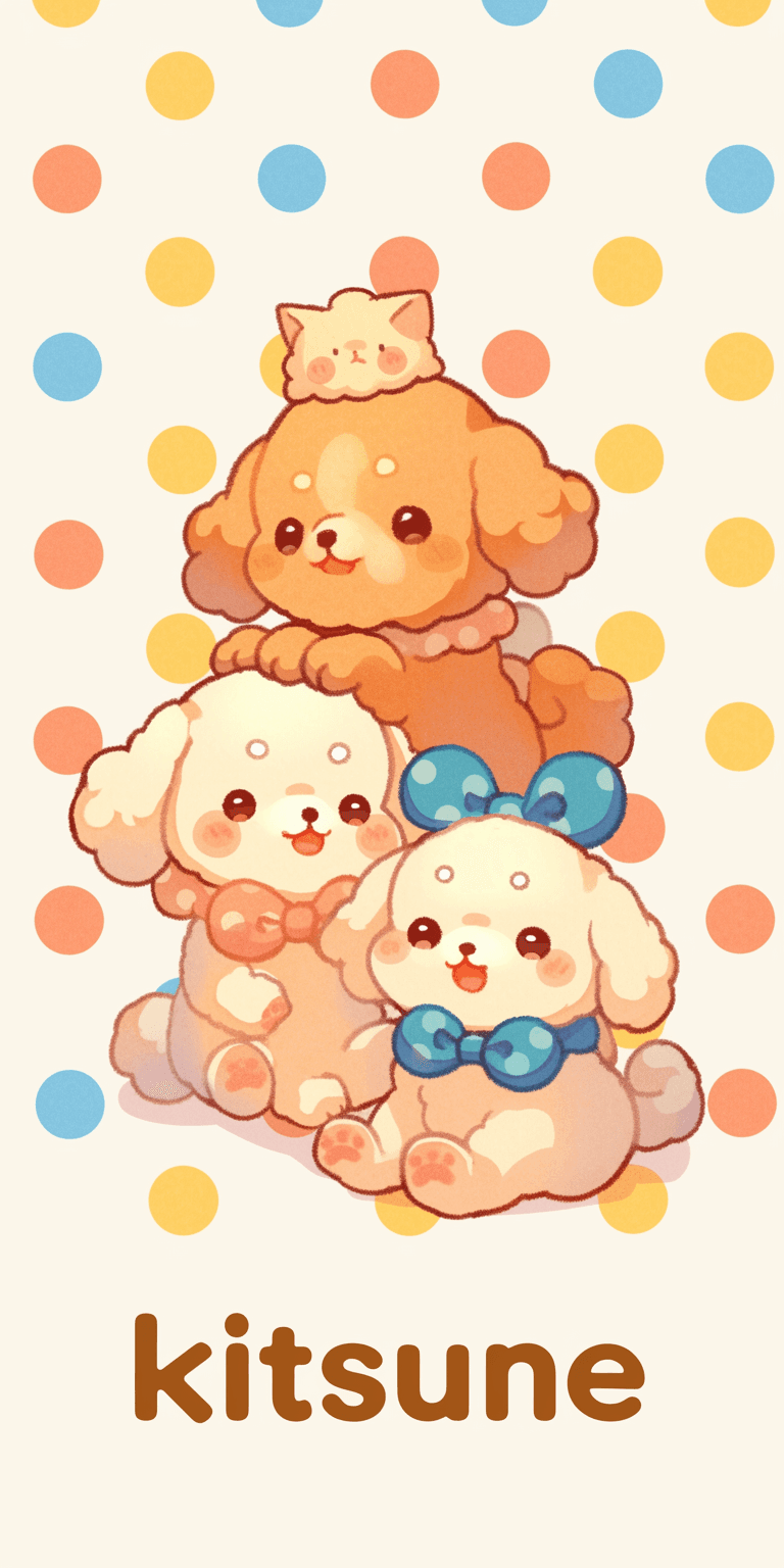 Cute Puppy Collective original repeating artwork