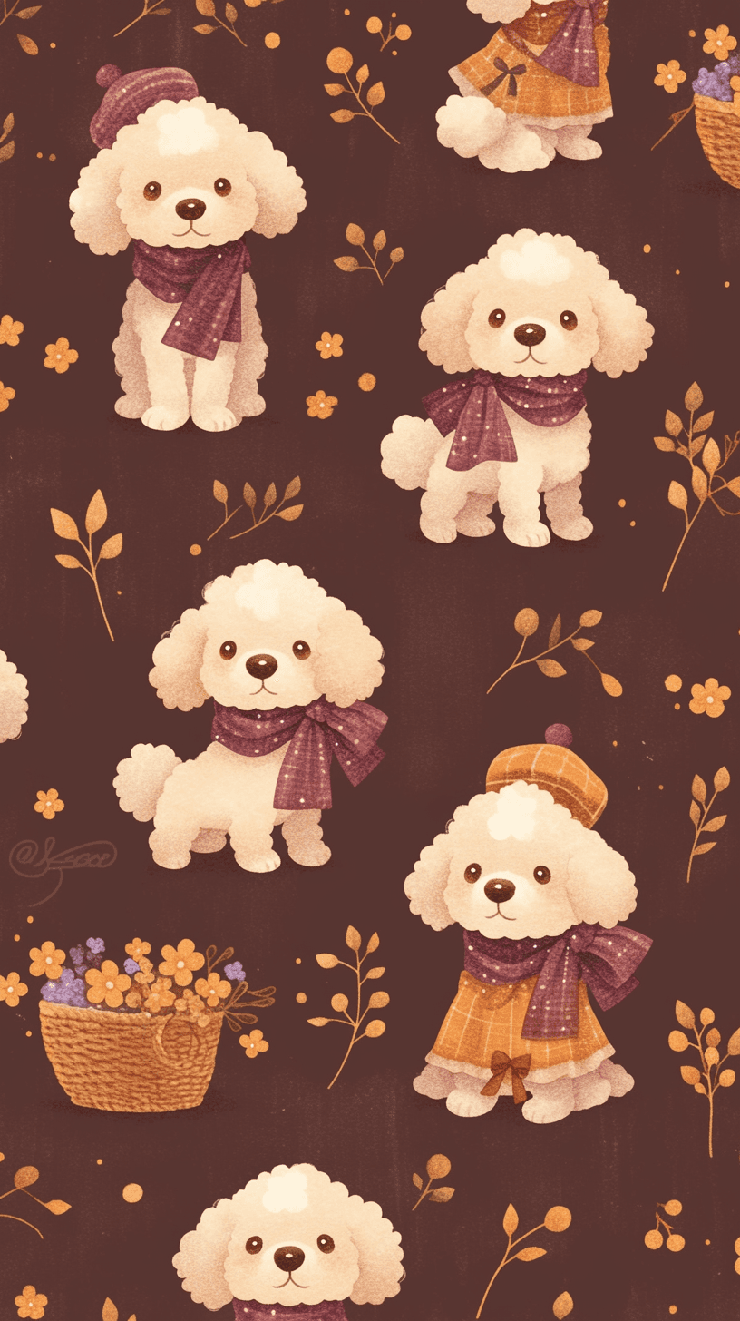 Cute Puppy 044 original repeating artwork