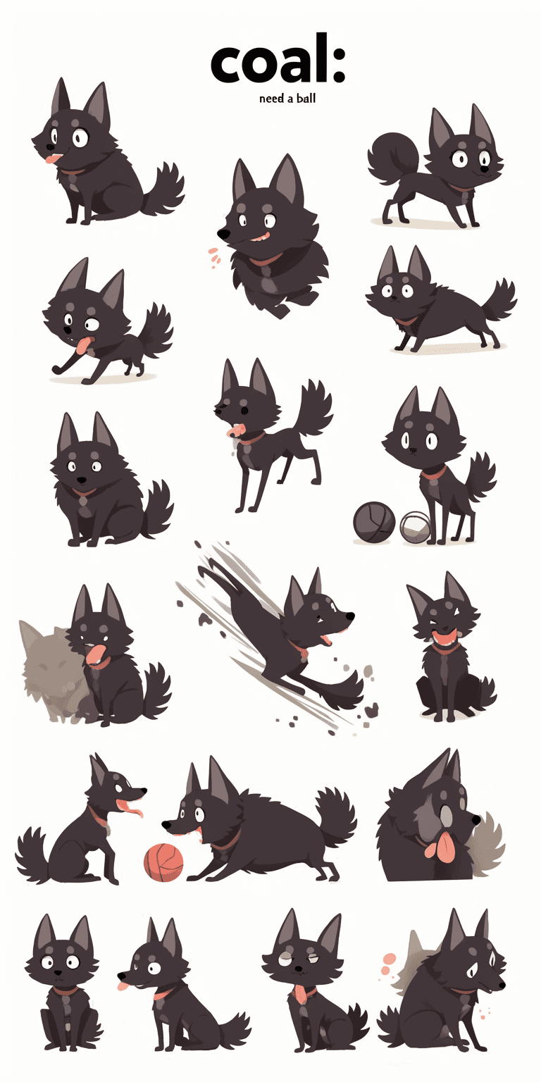 Cute Puppy Spin original repeating artwork