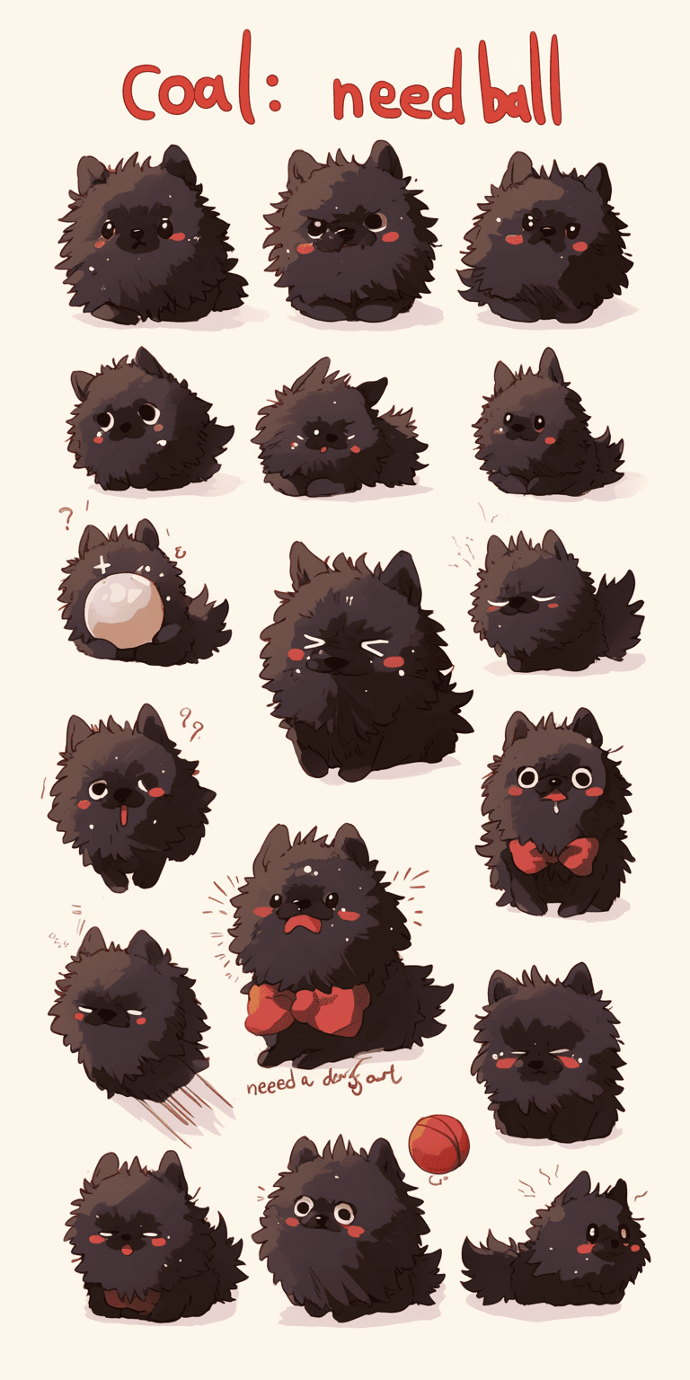 Cute Puppy 042 original repeating artwork