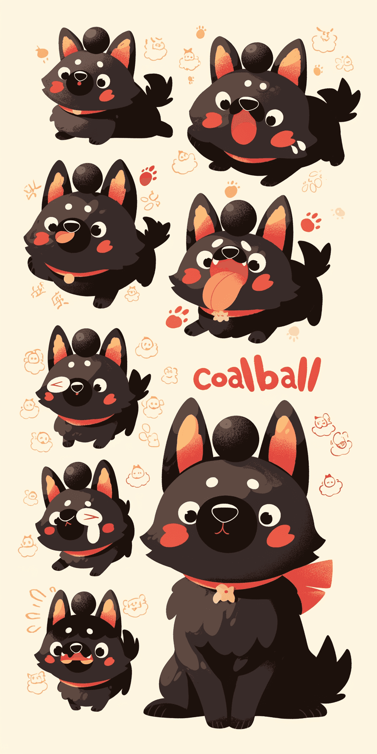 Cute Puppy 001 original repeating artwork