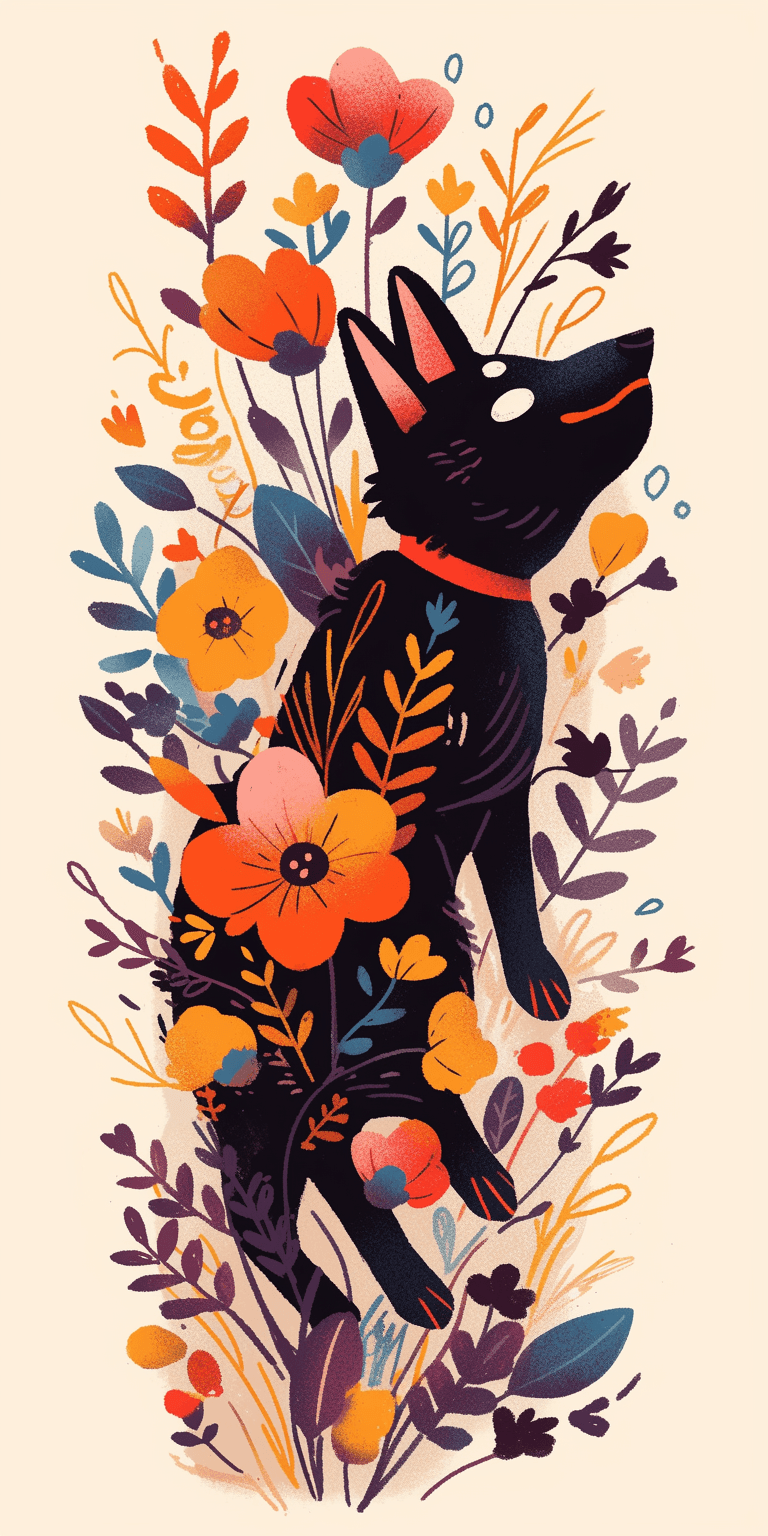 Cute Puppy Fair original repeating artwork