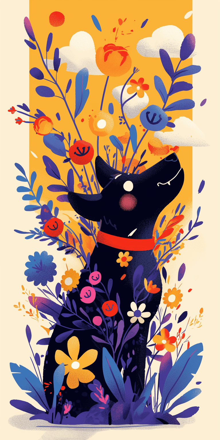 Cute Puppy 074 original repeating artwork
