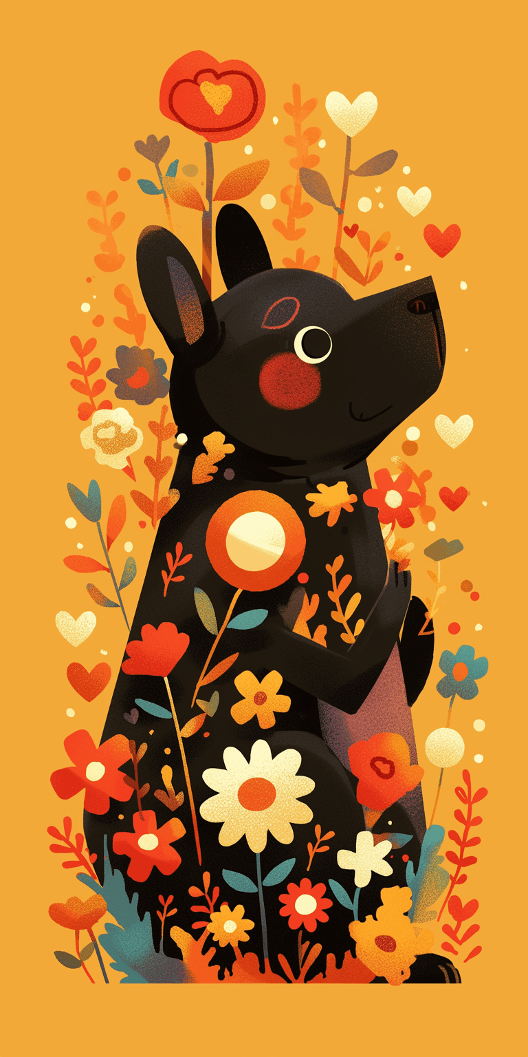 Cute Puppy Crew original repeating artwork