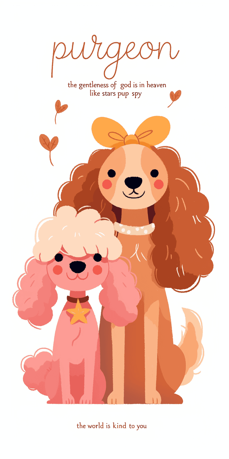 Cute Puppy Carnival original repeating artwork