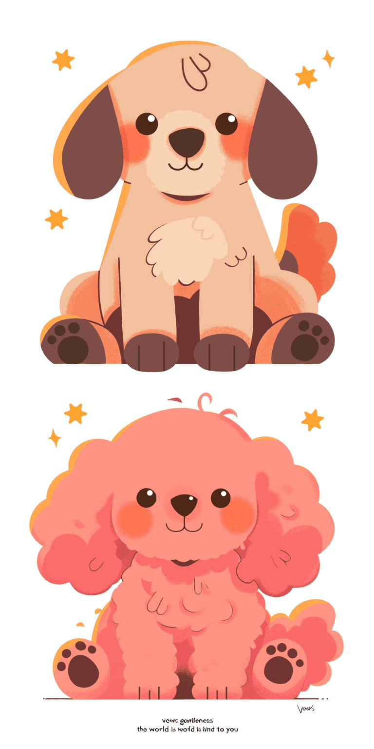 Cute Puppy 014 original repeating artwork