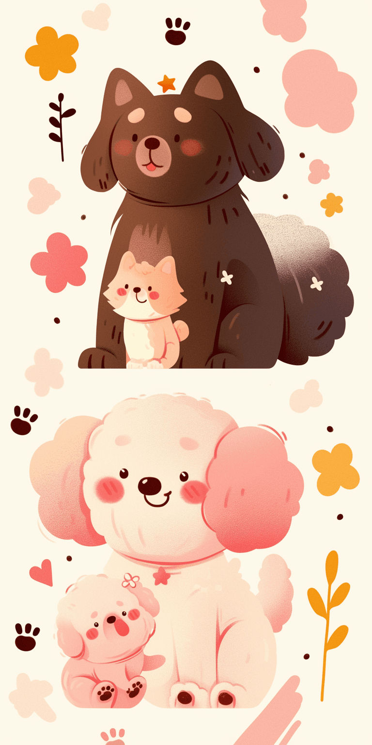 Cute Puppy 051 original repeating artwork