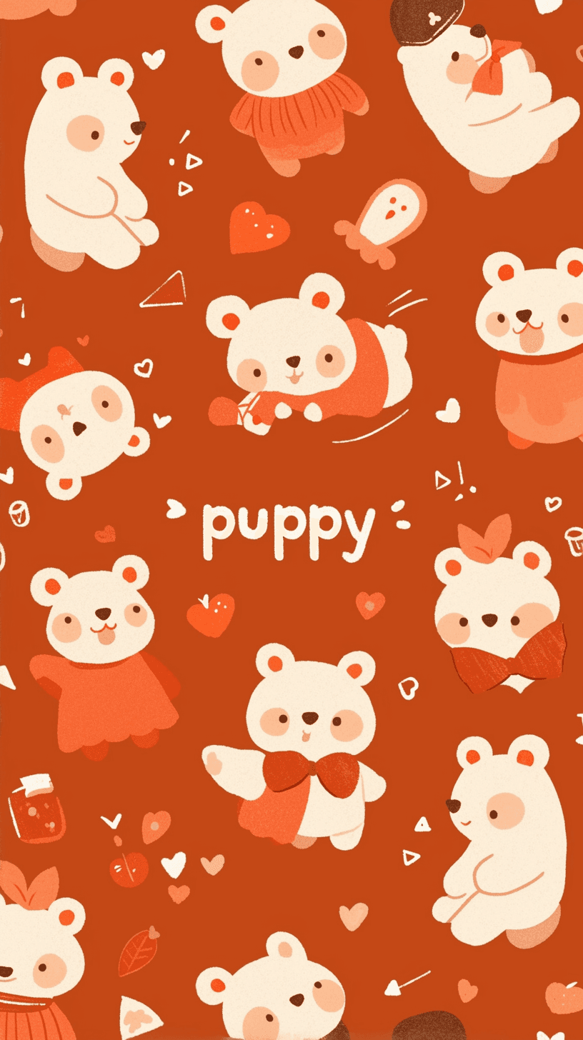 Cute Animals Tune original repeating artwork