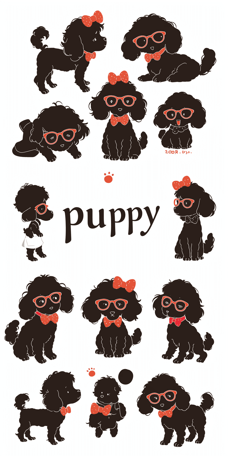 Cute Puppy 087 original repeating artwork