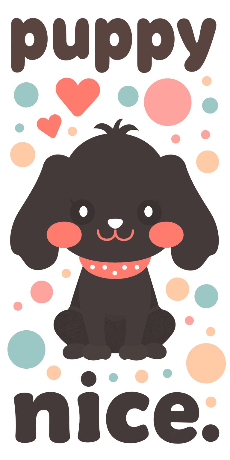 Cute Puppy 050 original repeating artwork