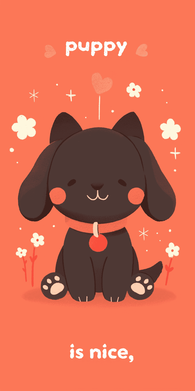 Cute Puppy 031 original repeating artwork