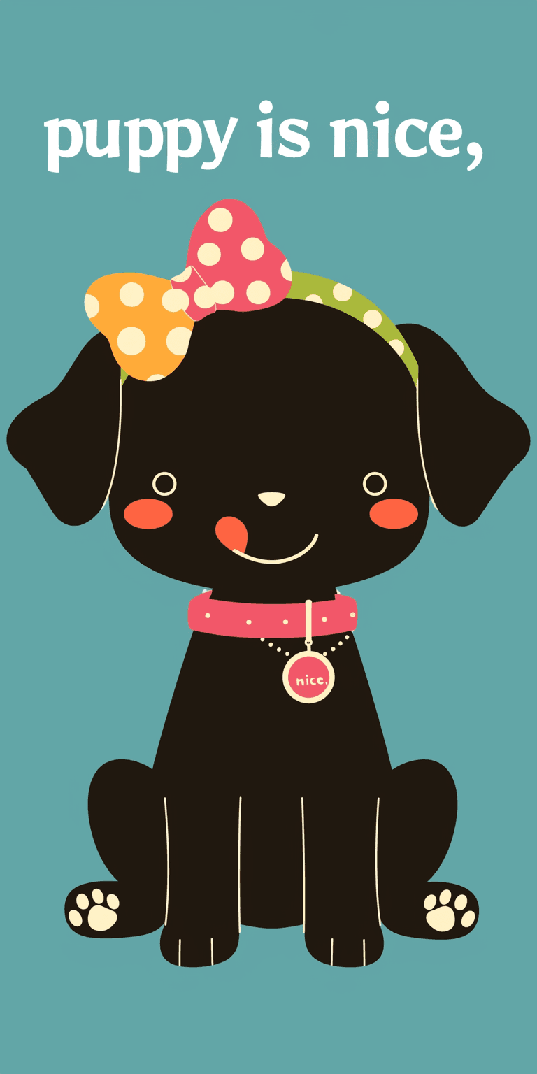 Cute Puppy 029 original repeating artwork