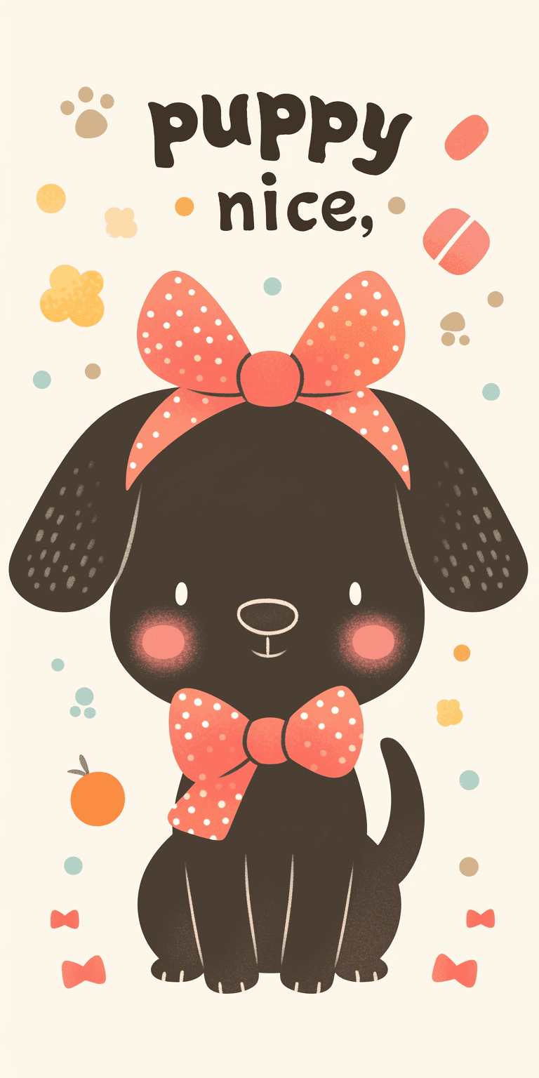 Cute Puppy 022 original repeating artwork