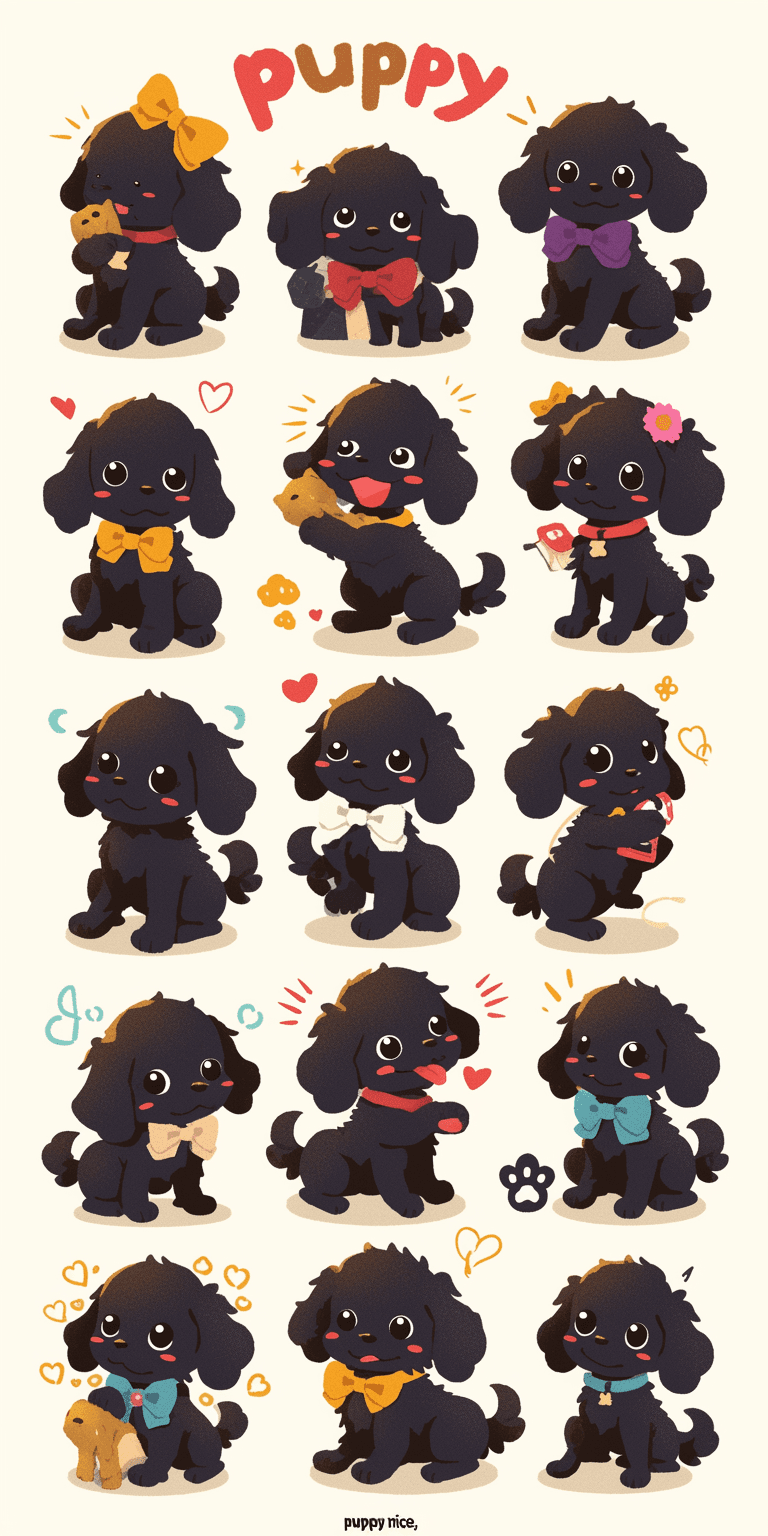 Cute Puppy 067 original repeating artwork