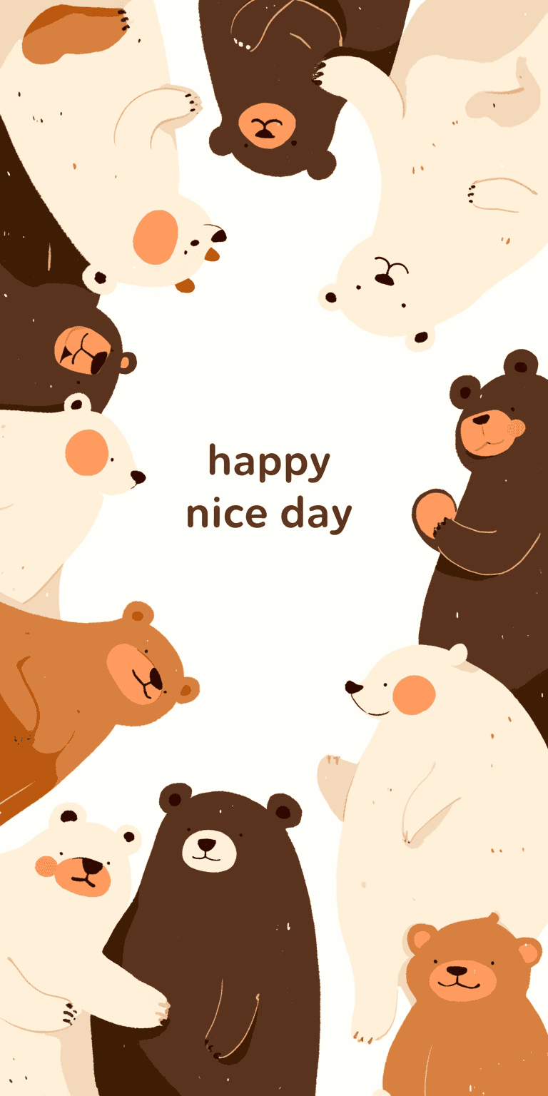 Cute Bear 059 original repeating artwork