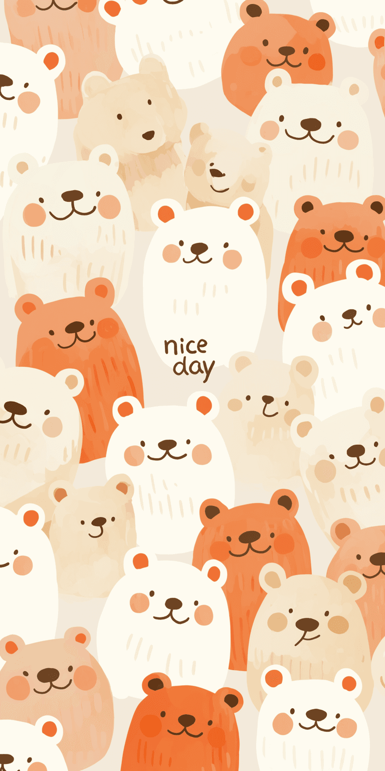 Cute Bear 003 original repeating artwork
