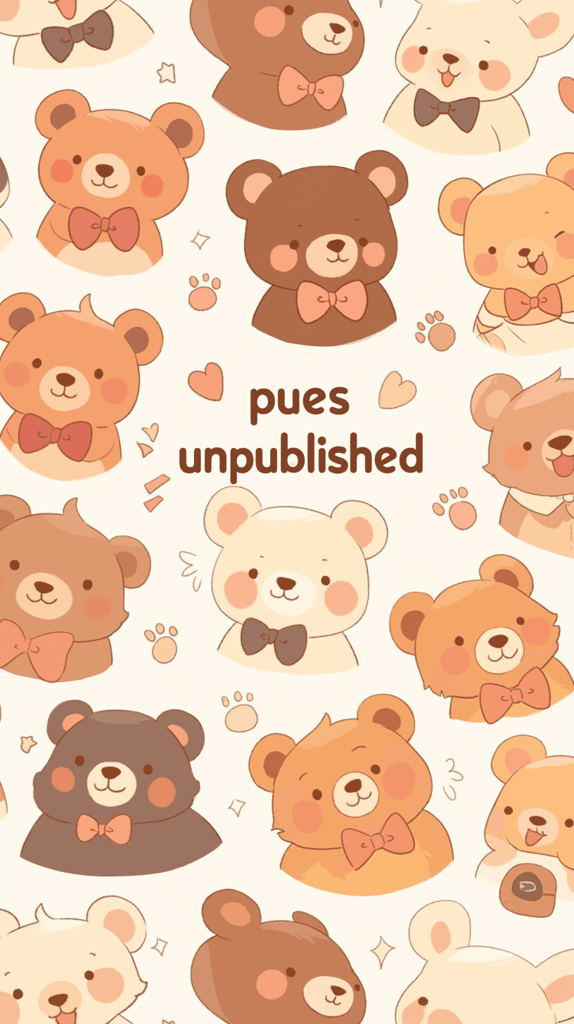 Cute Bear 044 original repeating artwork