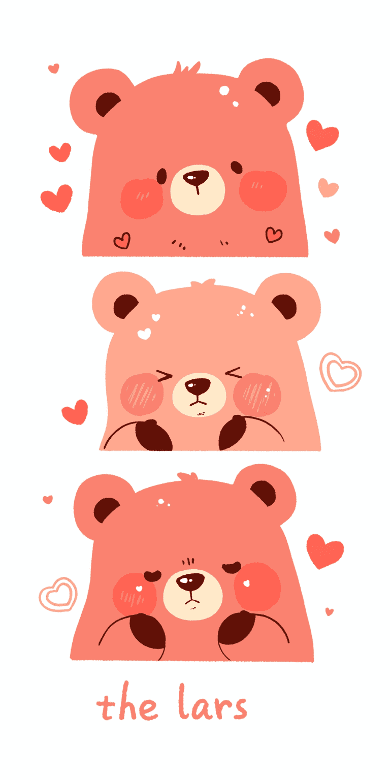 Cute Bear Summit original repeating artwork