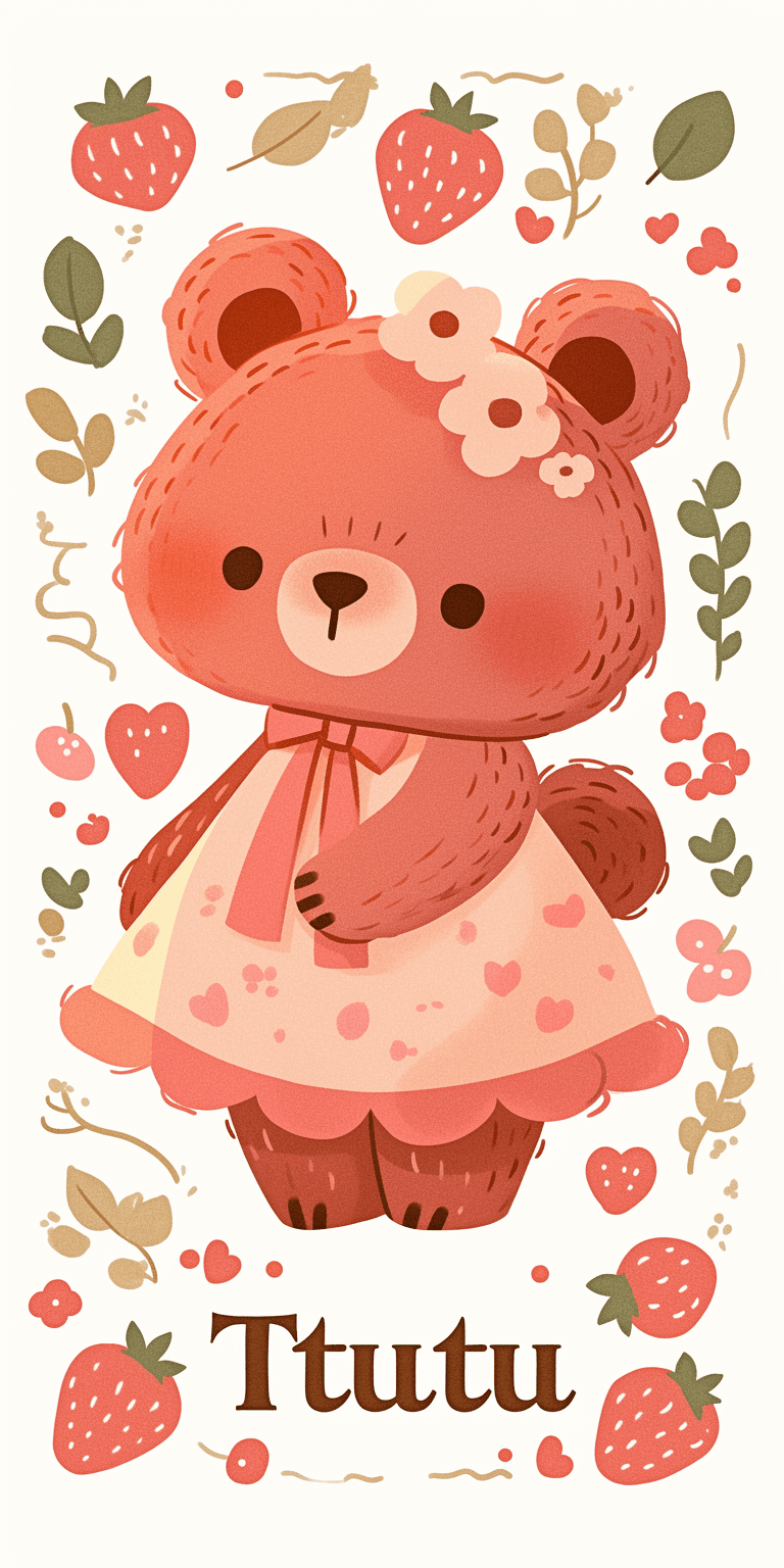Cute Bear 061 original repeating artwork