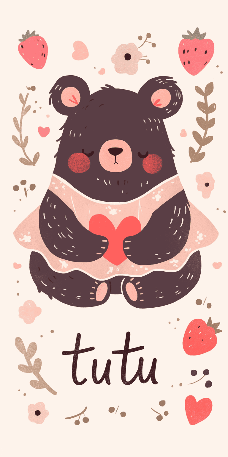 Cute Bear 072 original repeating artwork
