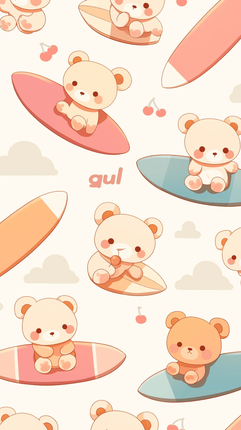 Cute Bear 024 original repeating artwork