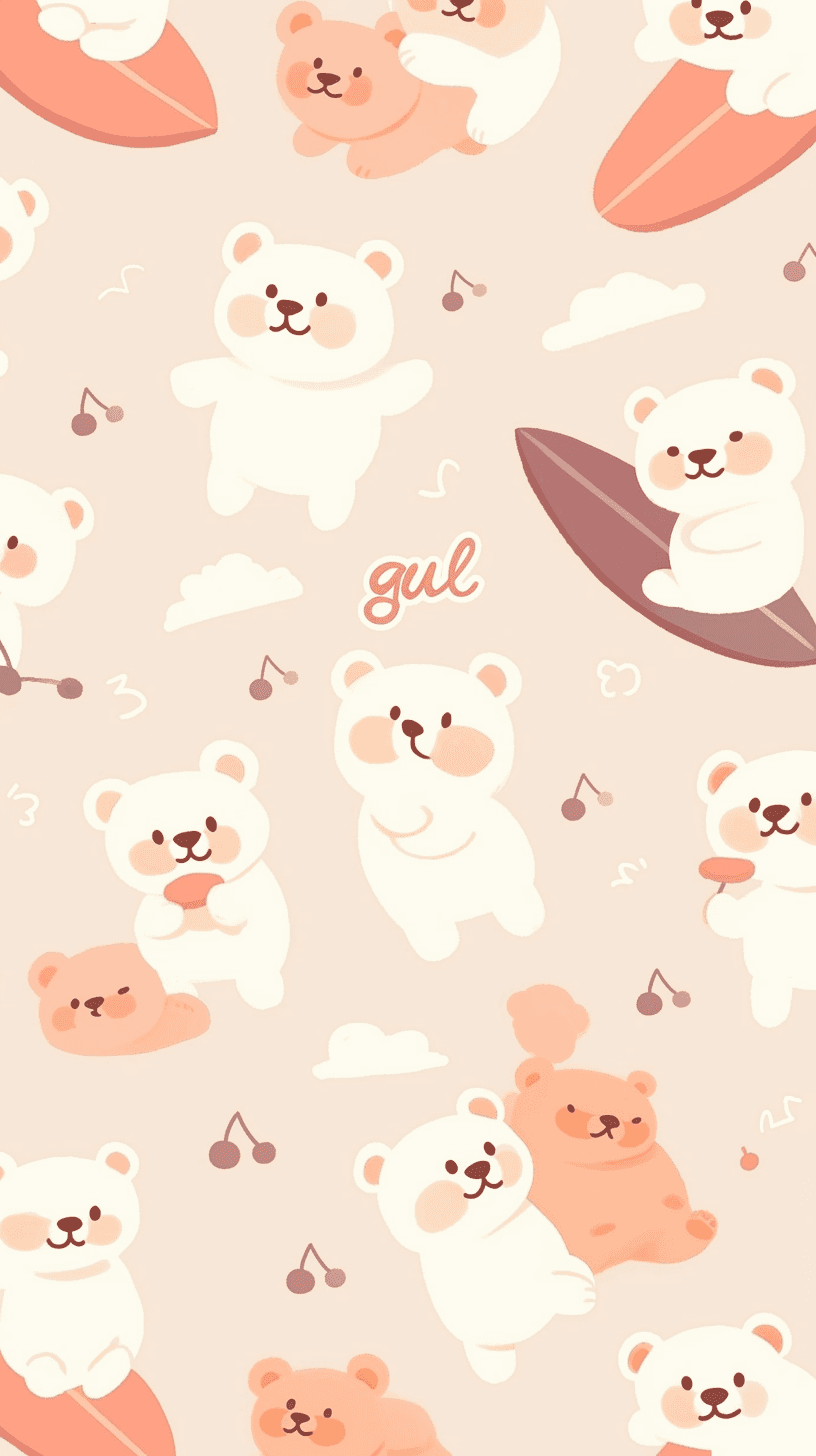Cute Bear Prism original repeating artwork