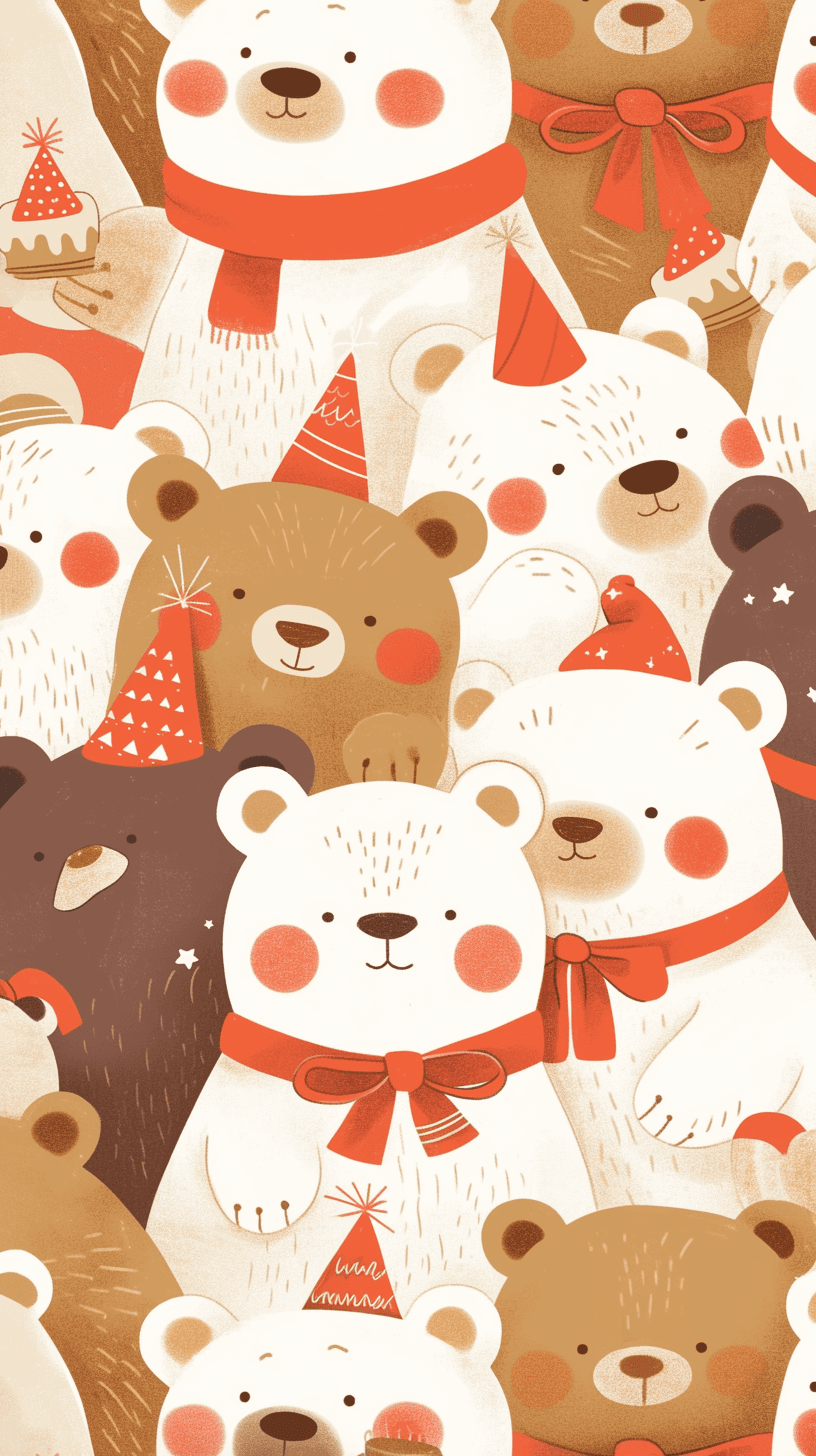 Cute Bear 050 original repeating artwork