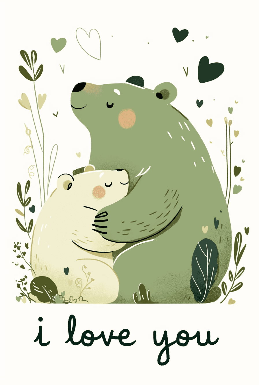 Cute Bear 066 original repeating artwork