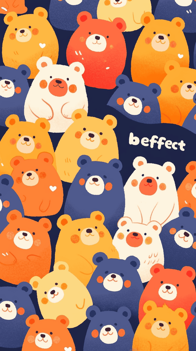 Cute Bear 015 original repeating artwork